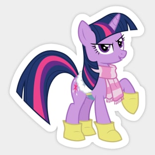 Winter Wrap Up Twilight Sparkle Sticker